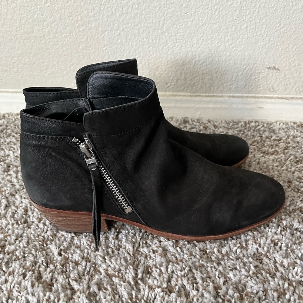 Sam Edelman Leather Packer Ankle Booties in Black Women's Size 8 - Picture 4 of 16